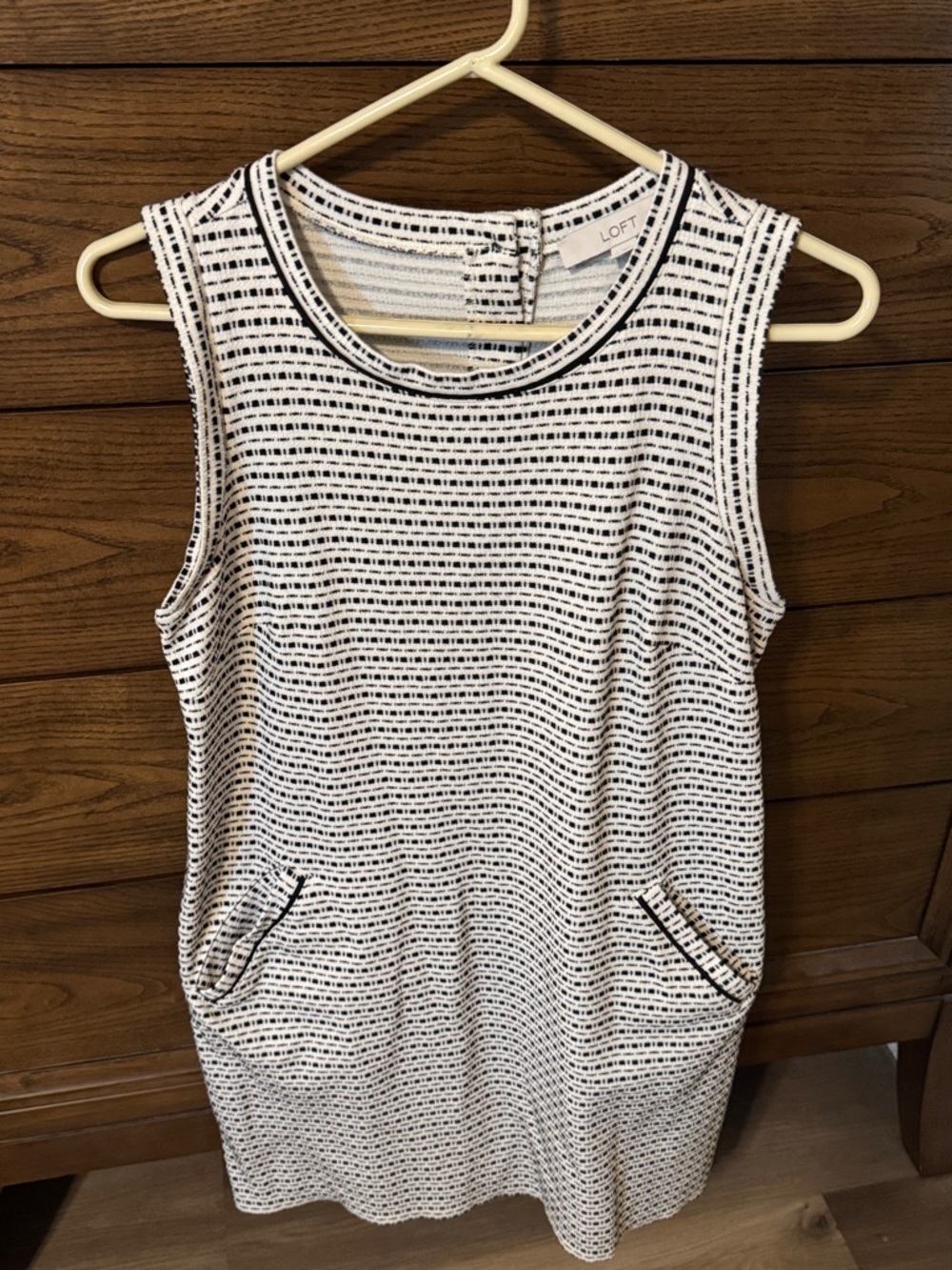 LOFT black and white dress